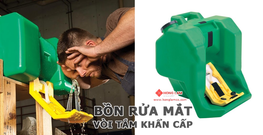 Sử dụng bồn rửa mắt di động hiệu quả và đúng cách