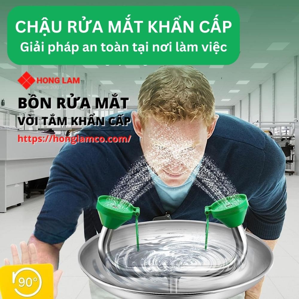 Tại sao cần đào tạo nhân viên sử dụng vòi nước rửa mắt khẩn cấp?