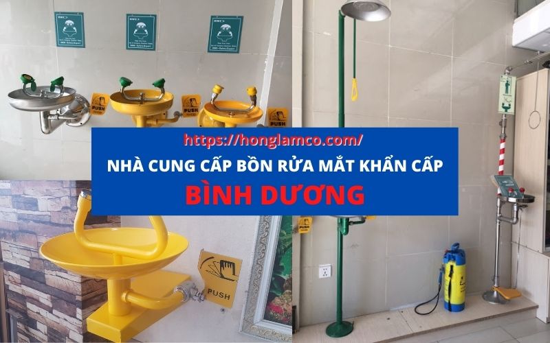 Đặt mua bồn rửa mắt khẩn cấp tại Bình Dương - Chính hãng giá tốt