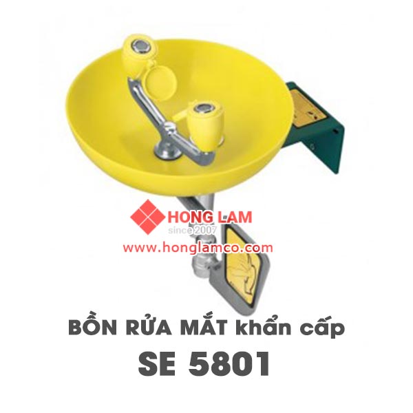 Vòi rửa mắt khẩn cấp SE580, Bồn rửa cấp cứu gắn tường phổ biến 2021